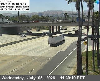 Snapshot from I-215 : (105) North Of Orange Show