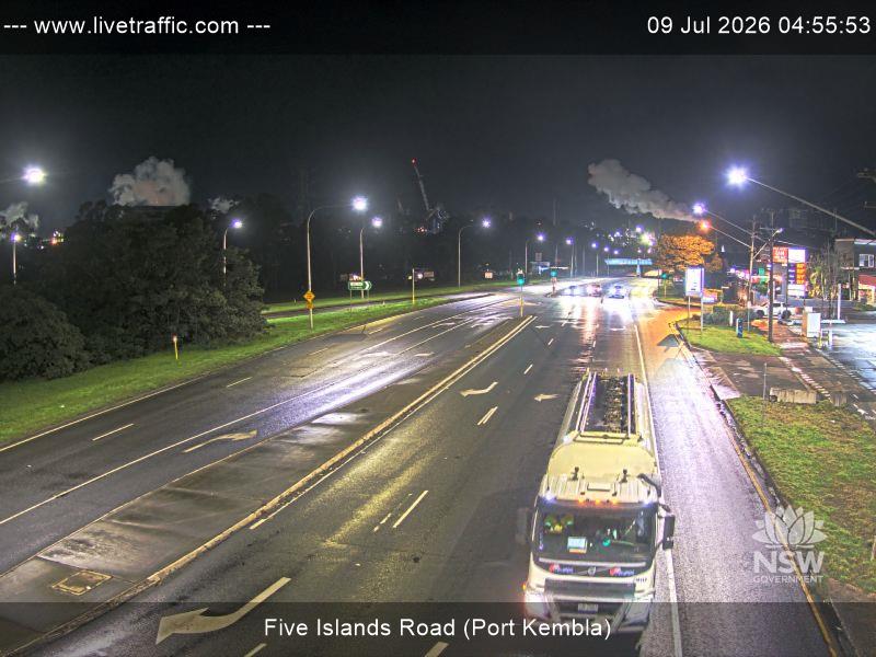 Snapshot from Five Islands Road (Port Kembla)