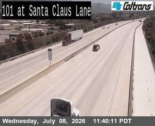 Snapshot from US-101 : Santa Claus Lane