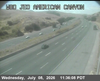 Snapshot from TV941 -- I-80 : AT EOF AMERICAN CANYON Rd