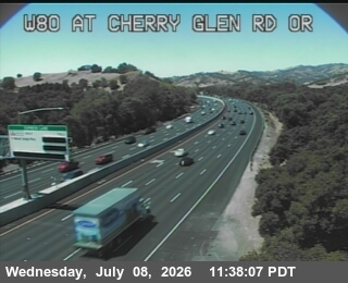 Snapshot from TV993 -- I-80 : AT CHERRY GLEN RD OR