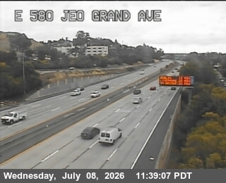 Snapshot from TVA45 -- I-580 : Just East of Grand Avenue