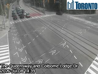 Snapshot from THE QUEENSWAY / COLBORNE LODGE DR