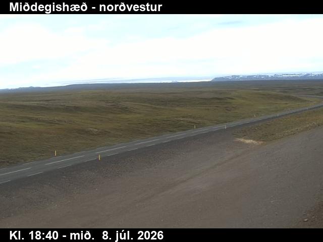 Snapshot from Miðdegishæð — Miðdegishæð séð í norðvestur