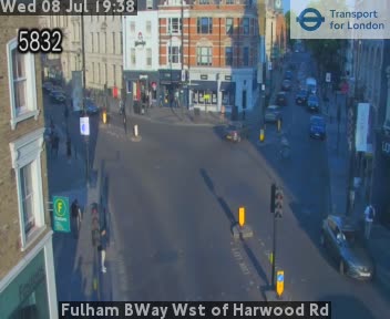 Snapshot from Fulham BWay Wst of Harwood Rd