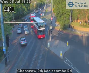Snapshot from Chepstow Rd/Addiscombe Rd