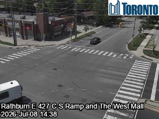 Snapshot from RATHBURN RD / THE WEST MALL