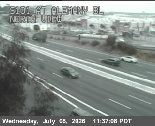 Snapshot from TV308 -- US-101 : At Alemany Bl