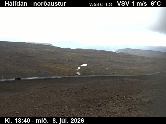 Snapshot from Hálfdán — Hálfdán séð í norðaustur