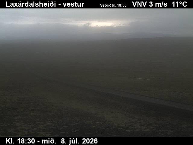 Snapshot from Laxárdalsheiði — Laxárdalsheiði til vesturs
