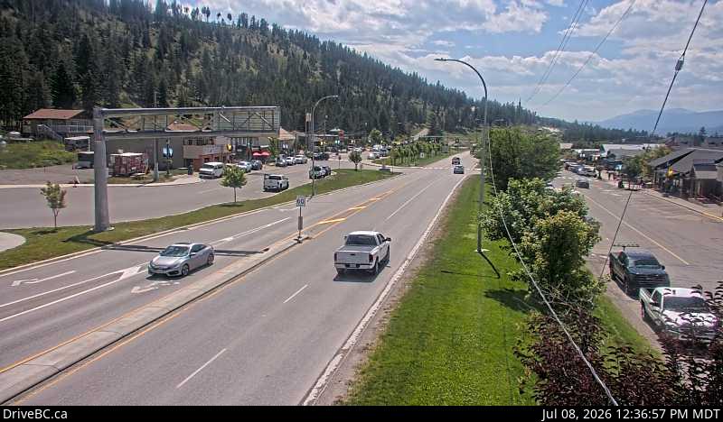Snapshot from Radium Hot Springs southbound