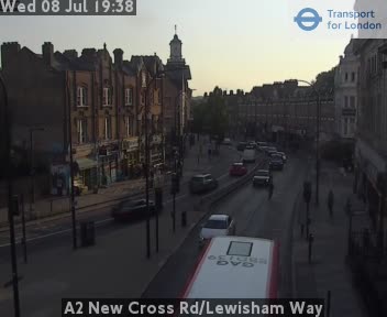 Snapshot from A2 New Cross Rd/Lewisham Way