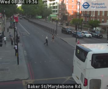 Snapshot from Baker St/Marylebone Rd