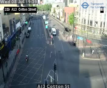 Snapshot from A13 Cotton St