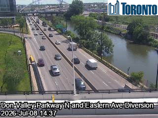 Snapshot from DON VALLEY PARKWAY / EASTERN AVE