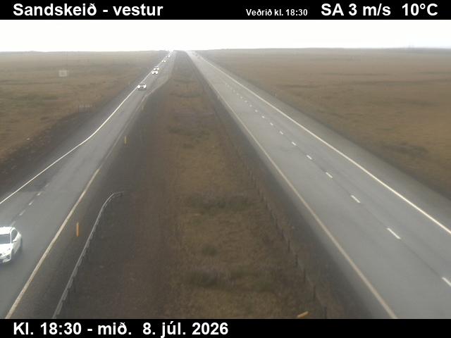 Snapshot from Sandskeið — Sandskeið til vesturs