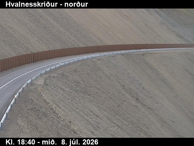 Snapshot from Hvalnesskriður — Hvalnesskriður til norðurs