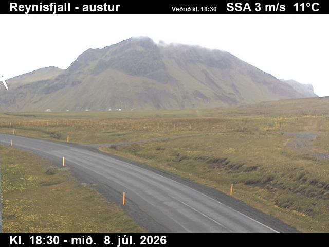 Snapshot from Reynisfjall — Reynisfjall séð til austurs