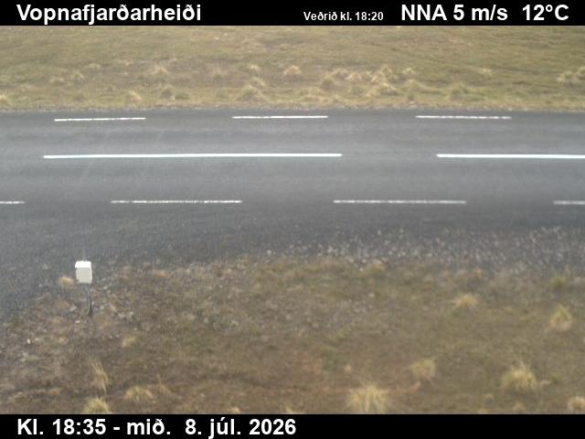 Snapshot from Vopnafjarðarheiði — Vopnafjarðarheiði niður á veg
