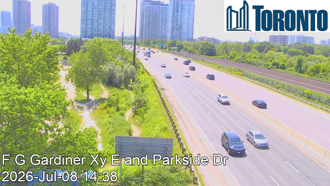Snapshot from F G GARDINER XY E / ELLIS AVE