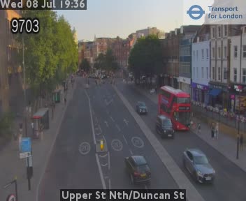 Snapshot from Upper St Nth/Duncan St