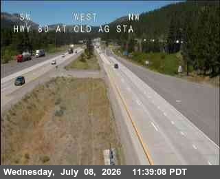 Snapshot from Hwy 80 at Old Ag Sta