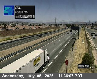 Snapshot from I-215 : (246) 1 Mile North of McCall Boulevard