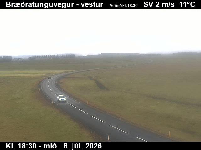 Snapshot from Bræðratunguvegur — Bræðratunguvegur séð að Bræðratungu