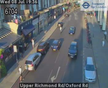Snapshot from Upper Richmond Rd/Oxford Rd