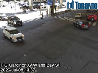 Snapshot from F G GARDINER XY W / BAY ST
