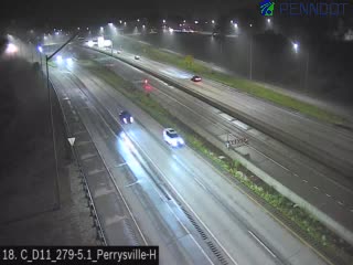 Snapshot from I-279 @ Exit 5 (US 19 Perrysville Avnue) Southbound