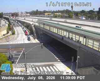 Snapshot from I-110 : (794) PCH On-Ramp