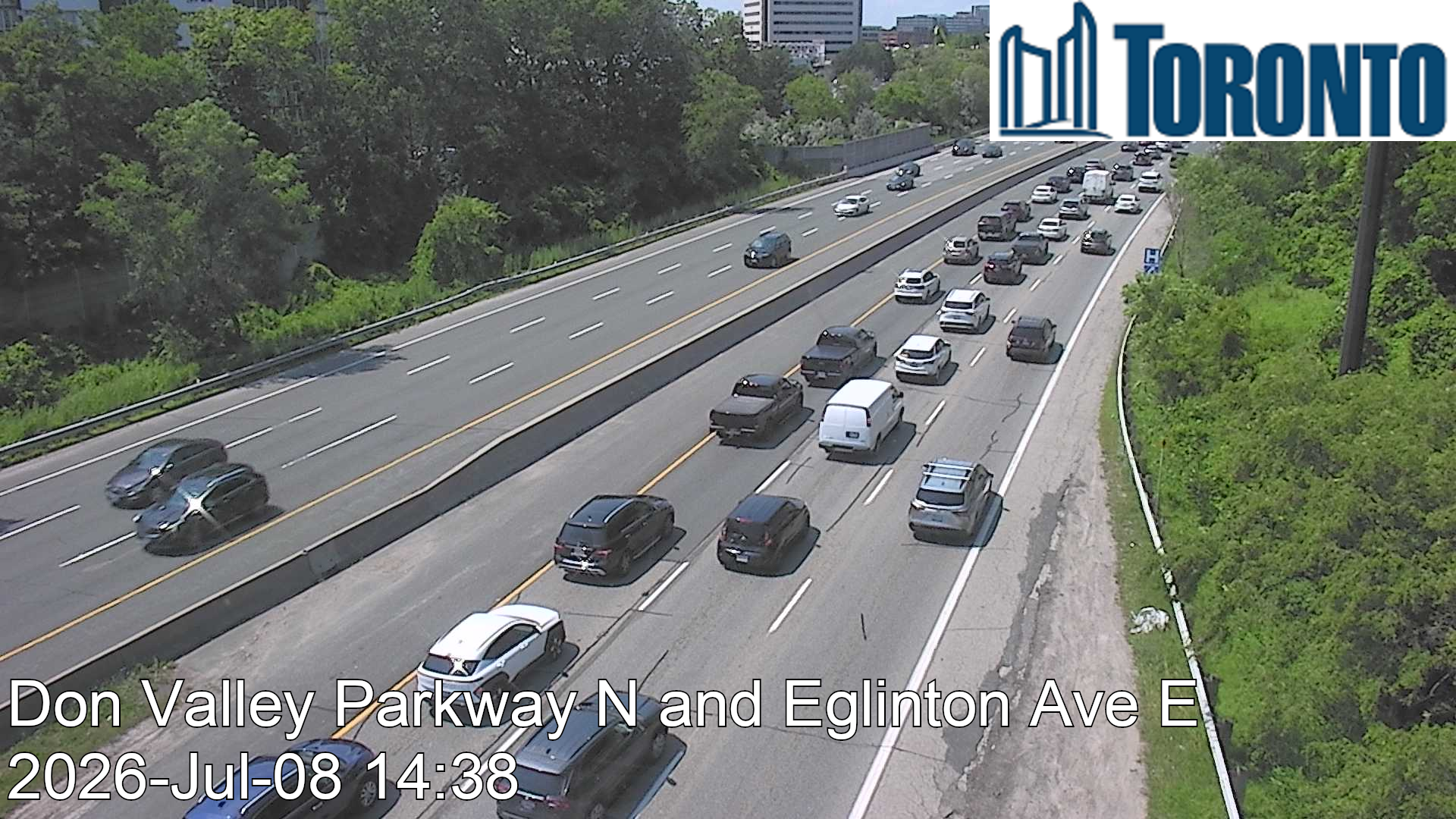 Snapshot from DON VALLEY PARKWAY N / ST DENNIS DR