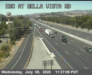 Snapshot from TV995 -- I-80 : AT BELLA VISTA RD