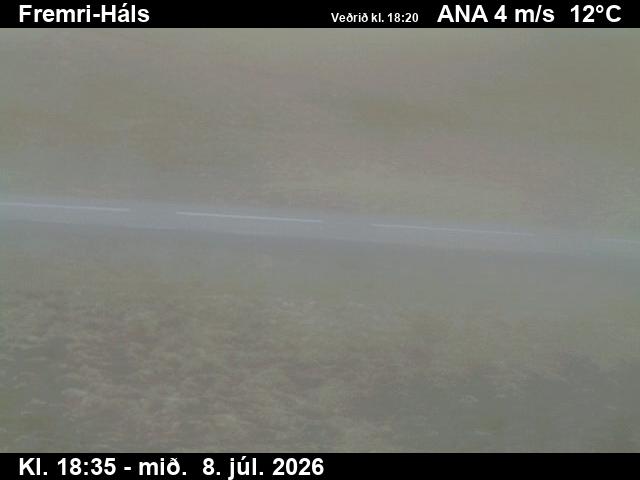Snapshot from Fremri-Háls — Fremri-Háls séð niður á veg