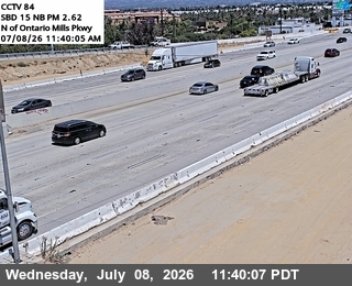 Snapshot from I-15 : (84) N of Ontario Mills Pkwy