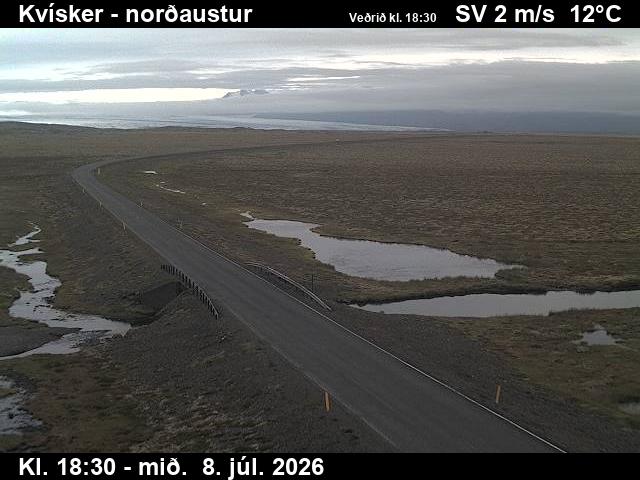 Snapshot from Kvísker — Kvísker séð til norðausturs