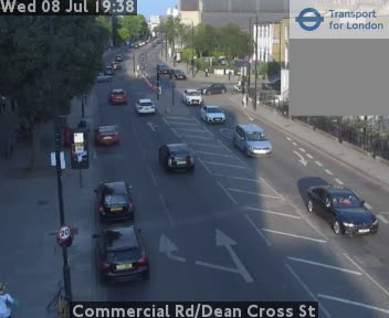 Snapshot from Commercial Rd/Dean Cross St