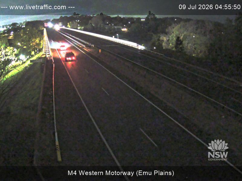 Snapshot from M4 Western Motorway (Emu Plains)