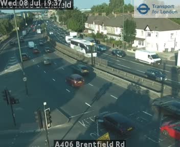 Snapshot from A406 Brentfield Rd