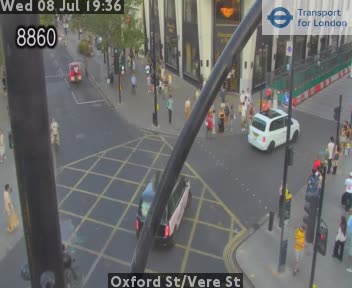 Snapshot from Oxford St/Vere St