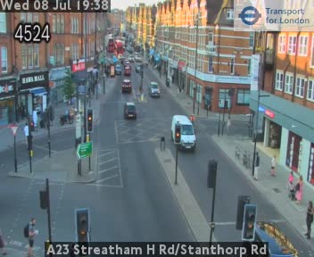 Snapshot from A23 Streatham H Rd/Stanthorp Rd