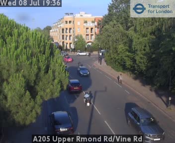 Snapshot from A205 Upper Rmond Rd/Vine Rd