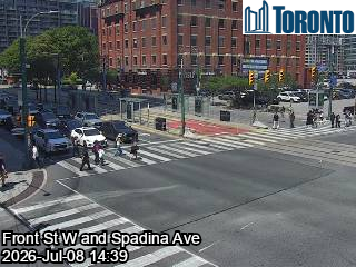 Snapshot from SPADINA AVE / FRONT ST W