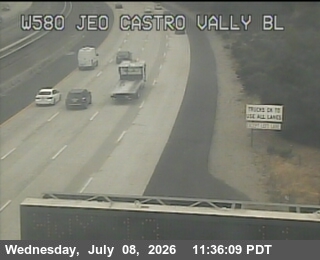 Snapshot from TVA47 -- I-580 : AT JEO CASTRO VALLEY BL