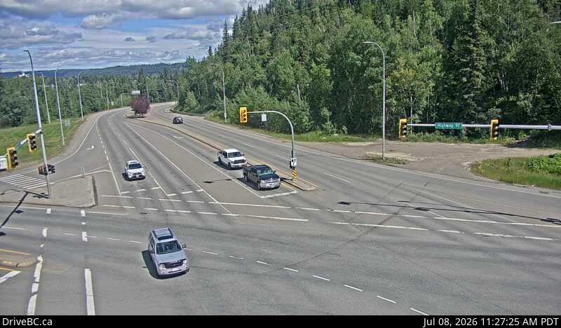 Snapshot from Prince George eastbound