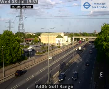 Snapshot from A406 Golf Range