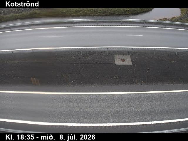 Snapshot from Kotströnd — Kotströnd niður á veg
