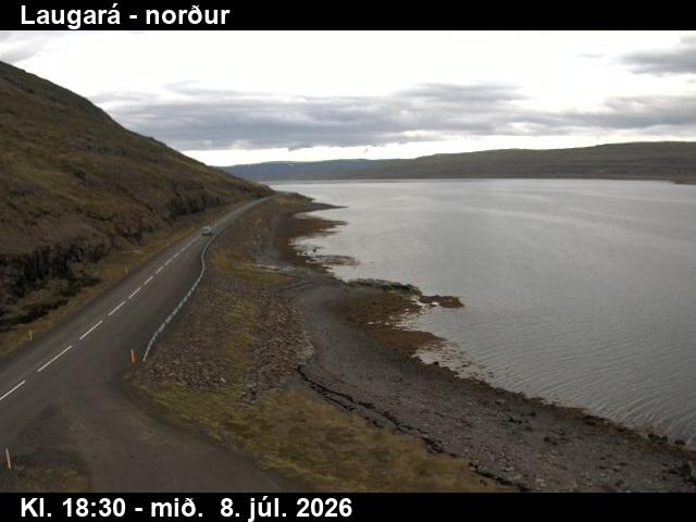 Snapshot from Laugará — Laugará séð út Ísafjörð