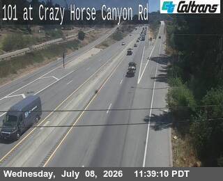 Snapshot from US-101 : Crazy Horse Canyon Rd
